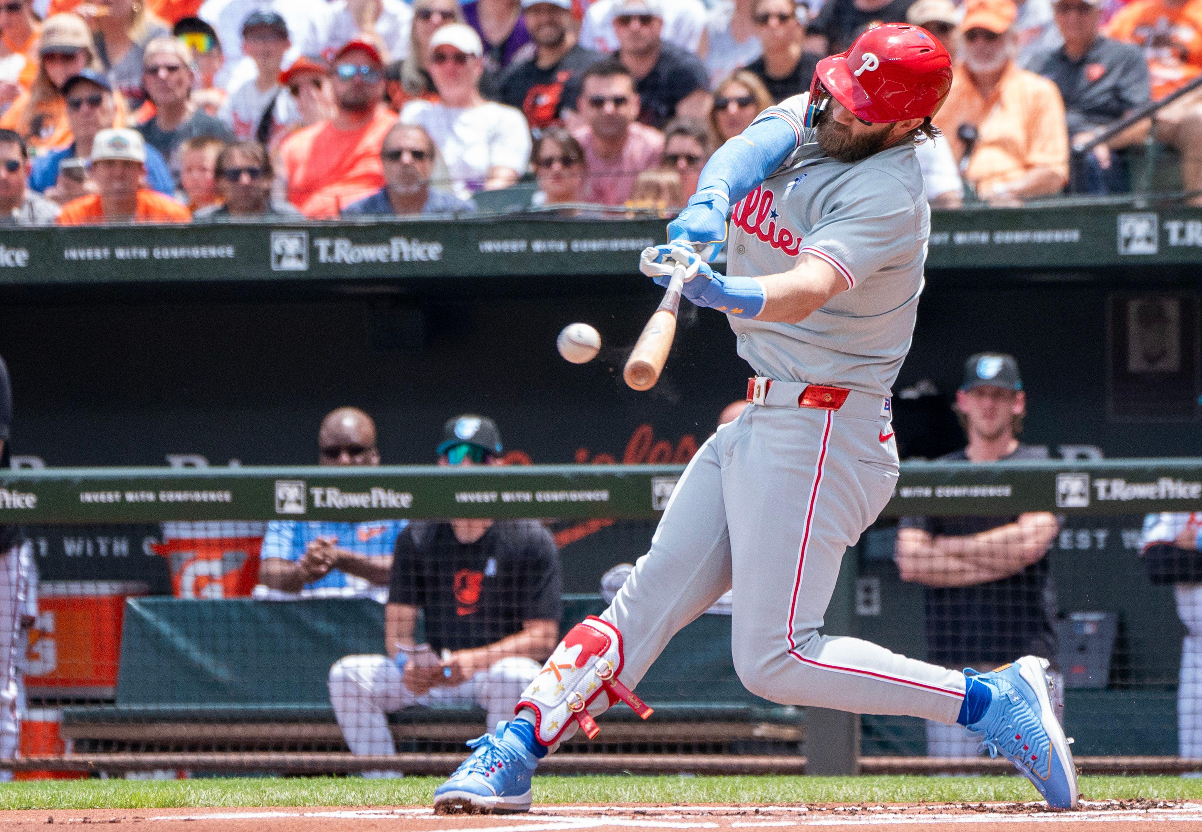 The Many Swings of Bryce Harper — And The One Swing of Nick Kurtz. How many clubs should hitters have in the bag?