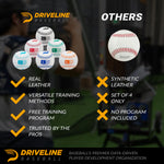 Leather Weighted Baseballs — Sets