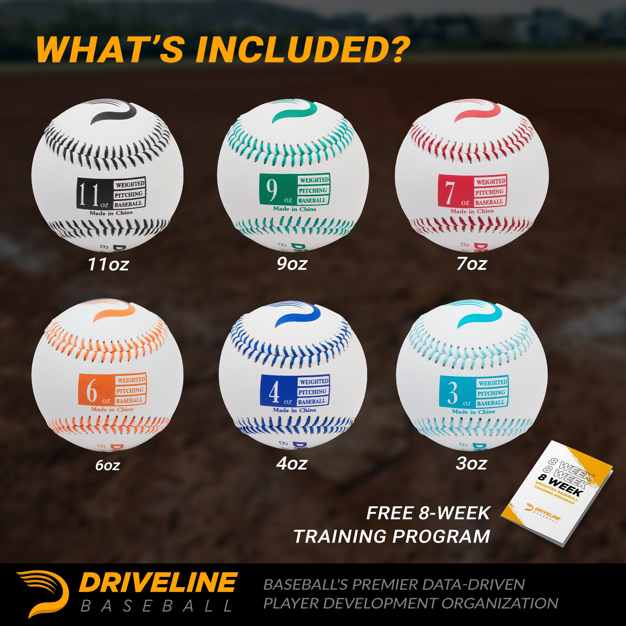 Leather Weighted Baseballs — Sets