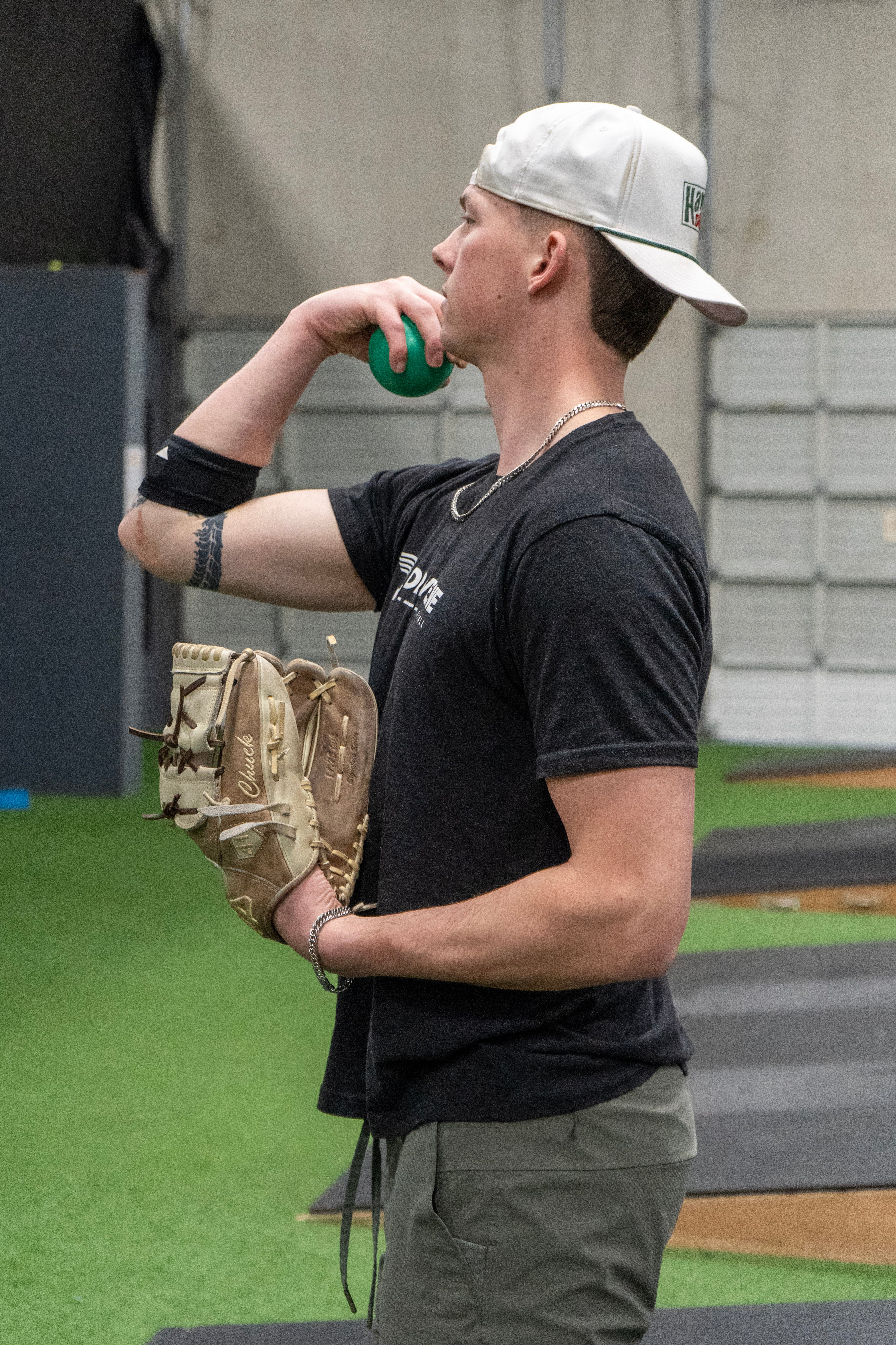 PULSE Sweat Band in use - drill left
