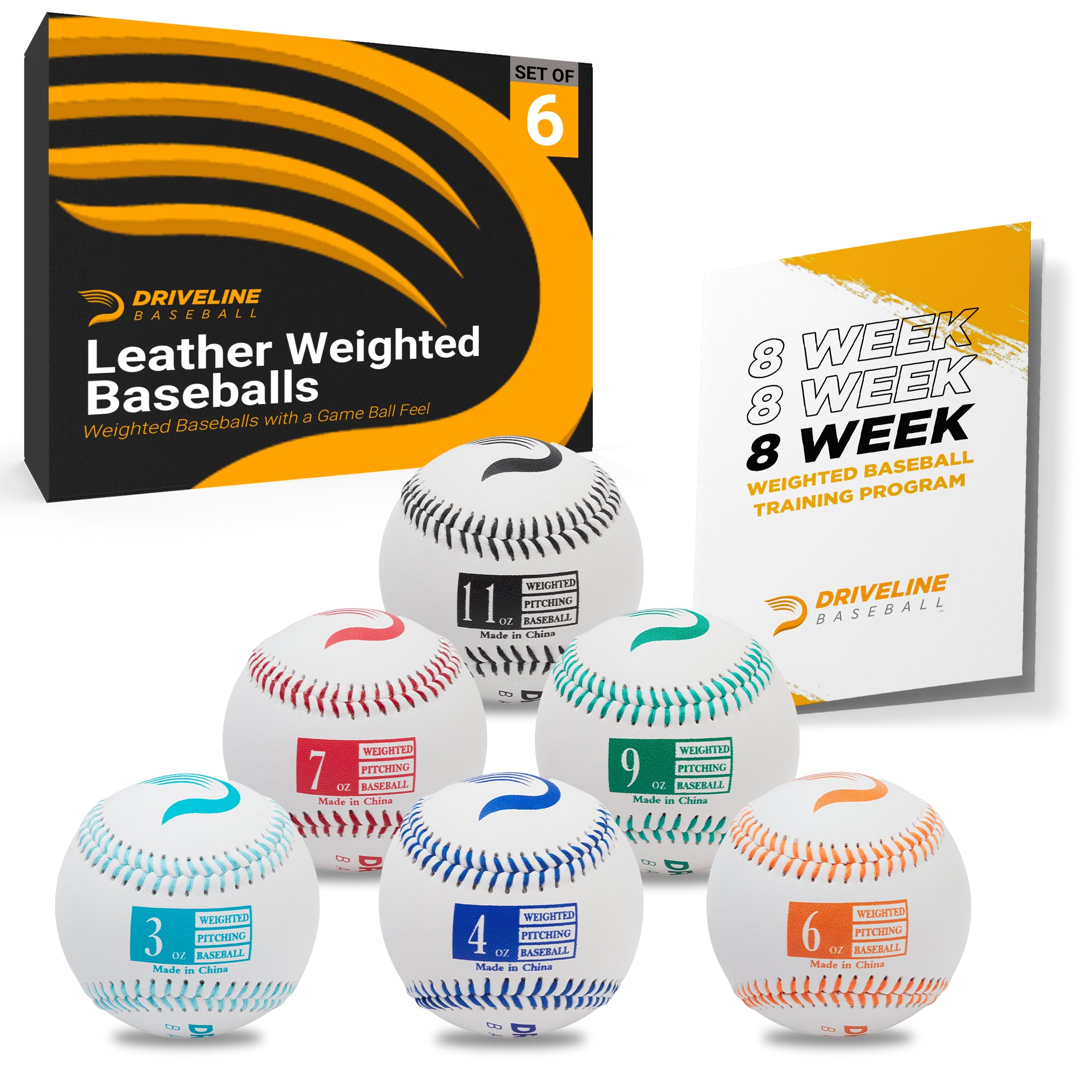 Leather Weighted Baseballs — Sets