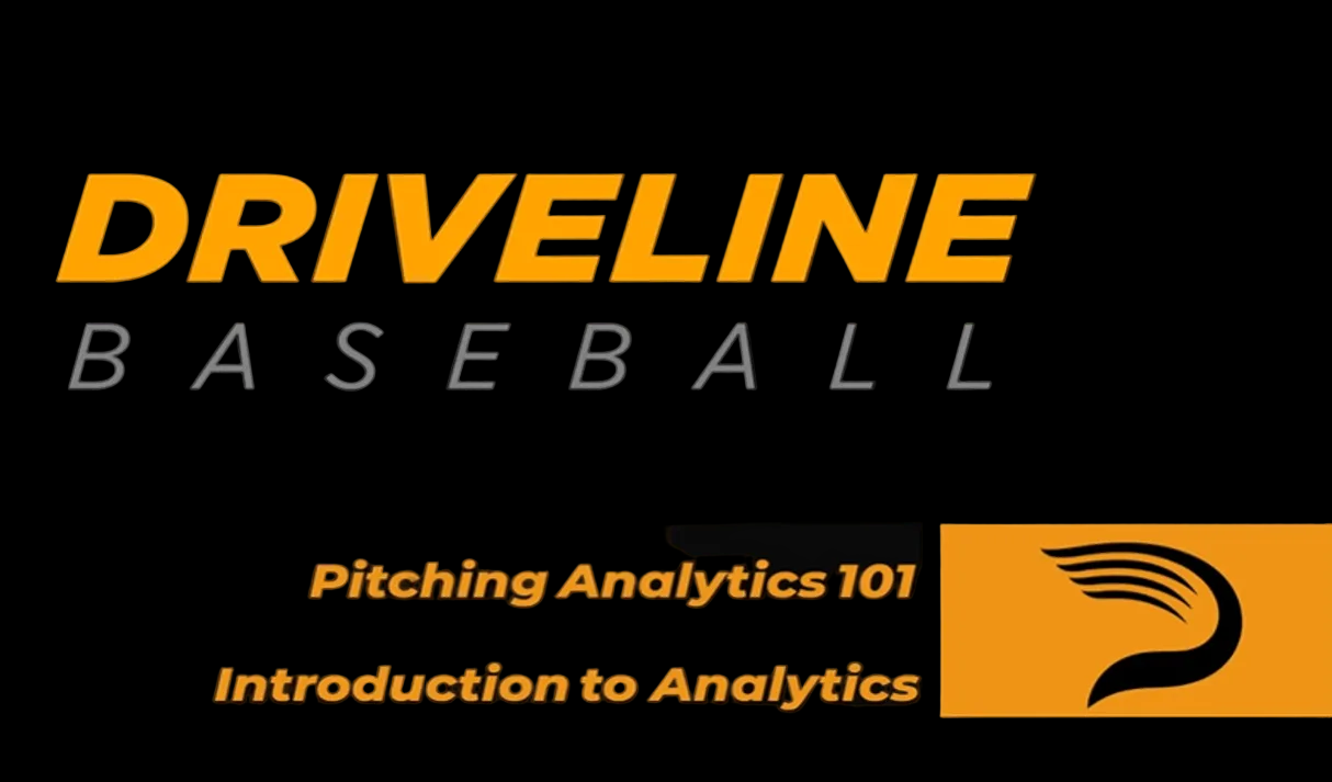 Pitching Analytics 101