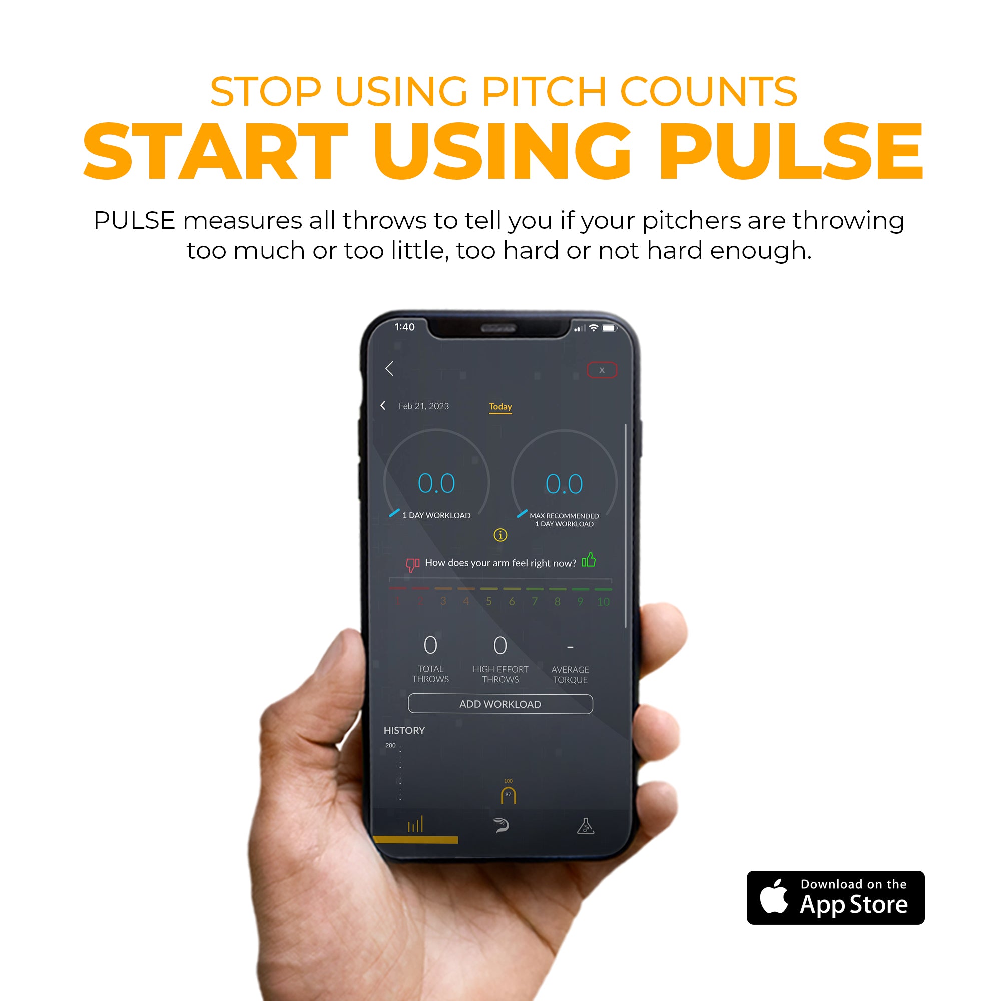 PULSE Throw Workload Monitor